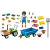 Playmobil 1.2.3 - Harvester Tractor with Trailer (