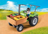 Playmobil 1.2.3 - Harvester Tractor with Trailer (