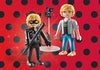 Playmobil - Miraculous: Adrien & Cat Noir