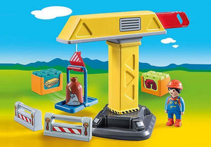 Playmobil 1-2-3 - Crane - 70165-Bunyip Toys