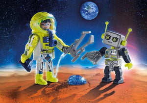 Playmobil - Astronaut and Robot - 9492-Bunyip Toys